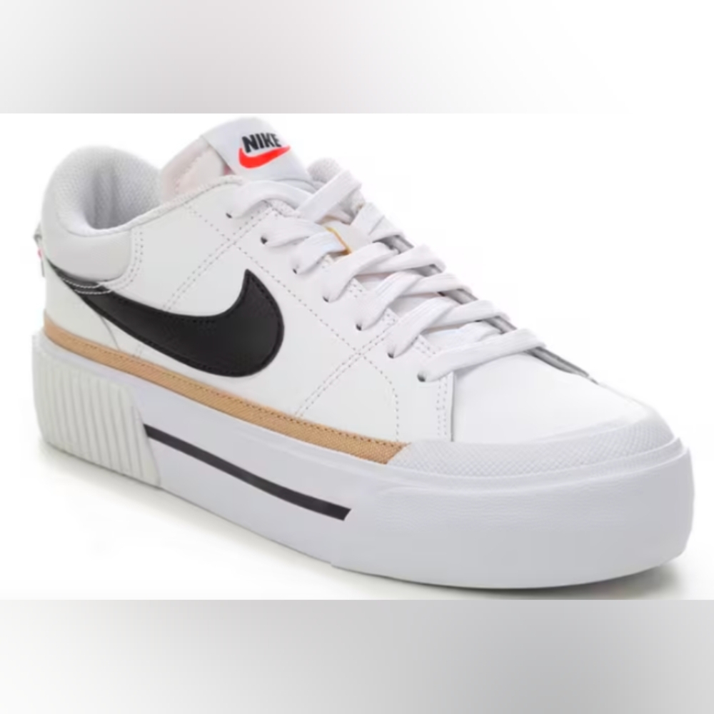 Nike Court Legacy Lift Platform Sneakers Size 7 MSRP $94.99